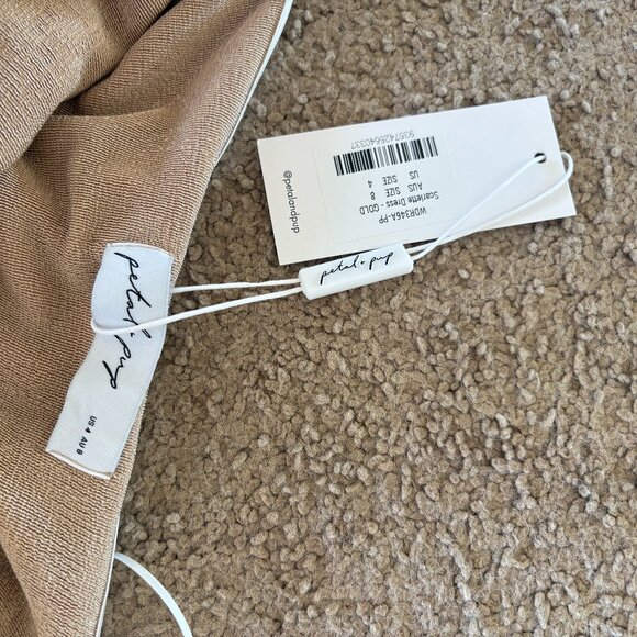 Gold Halter Cut-out Scarlette Maxi Dress - Petal & Pup - Picture 5 of 6